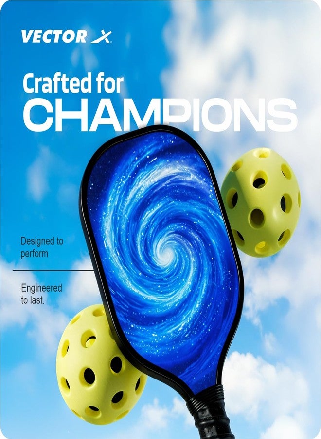 Vector X Wooden Pickle Bat Racket Wooden Paddle with Premium Grip (Pack of 1) - Image 3